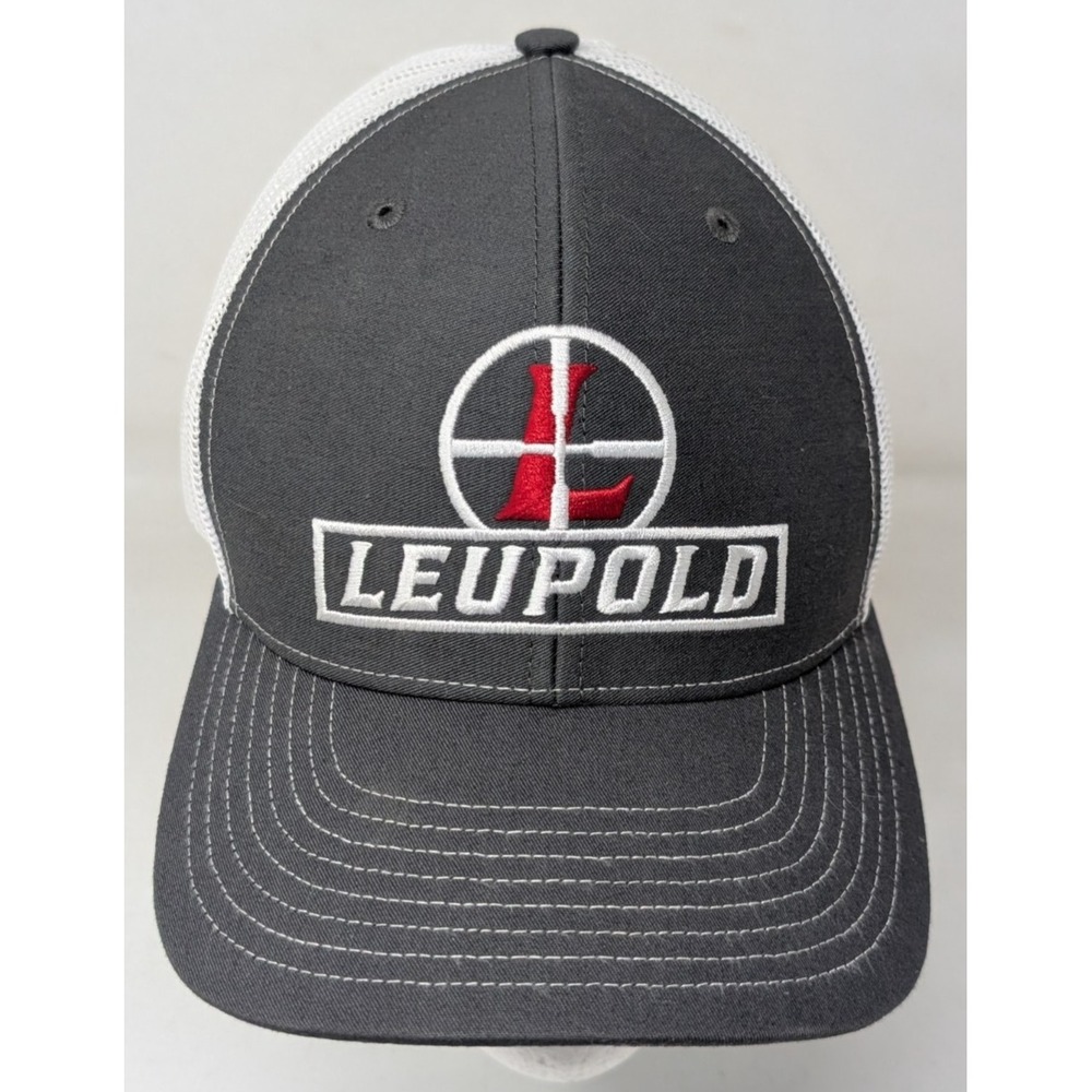 LEUPOLD Snapback Crosshairs Trucker Hat Riflescope Optic Scope Hunting Outdoor
